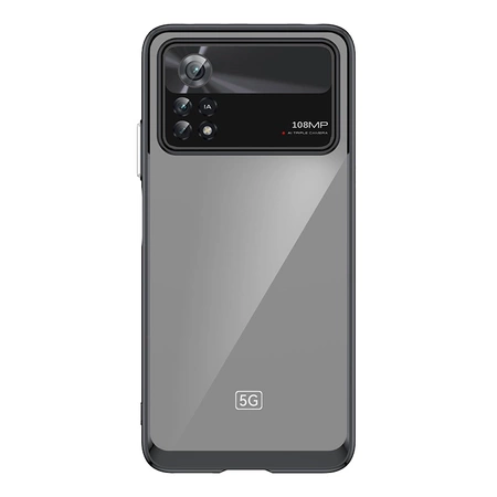 Outer Space Case für Xiaomi Poco X4 Pro 5G Hülle mit flexiblem Rahmen schwarz