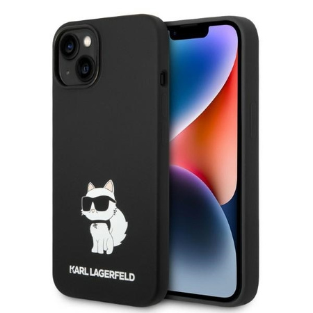 Karl Lagerfeld Silicone NFT Choupette - Etui iPhone 14 Plus (czarny)