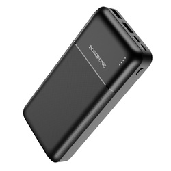 Borofone Power Bank 20000mAh BJ16A Cube - 2xUSB - czarny