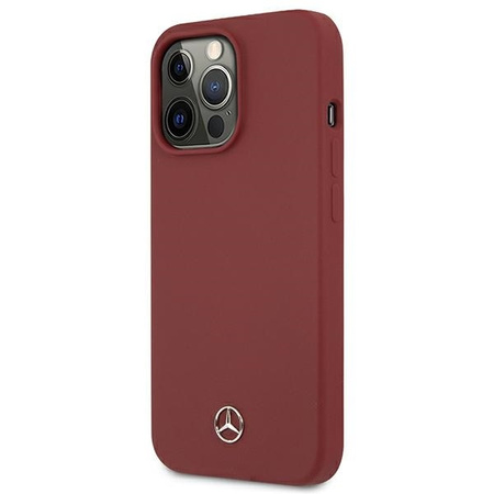 Mercedes MEHCP13LSILRE iPhone 13 Pro / 13 6.1 &quot;red / red hardcase Silicone Line