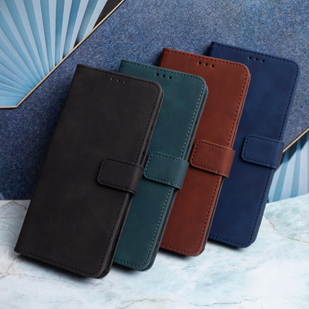 Etui Smart Velvet do Samsung Galaxy A55 5G brązowe