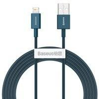 Baseus Superior kabel USB - Lightning 2,4A 2 m Niebieski (CALYS-C03)