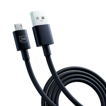 3MK KABEL HYPER USB/MICRO 1,2m 2,4A czarny