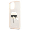 Karl Lagerfeld KLHCP13LKHTUGLGO iPhone 13 Pro / 13 6,1" złoty/gold hardcase Glitter Karl`s Head