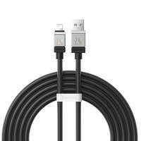 USB - Lightning 2.4A 1m cable Baseus CoolPlay - black