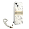 Guess GUHCP13SKMABGR iPhone 13 mini 5,4" szary/grey hardcase Marble Strap Collection