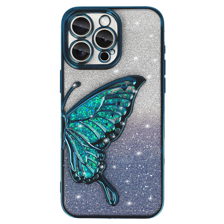 Tel Protect Butterfly Water Case do Iphone 16 niebieski