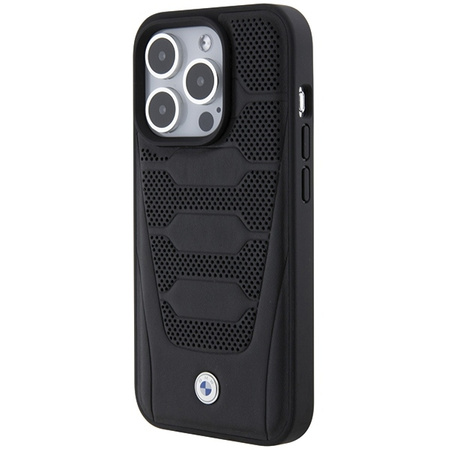 BMW Leather Seats Pattern case for iPhone 15 Pro Max - black