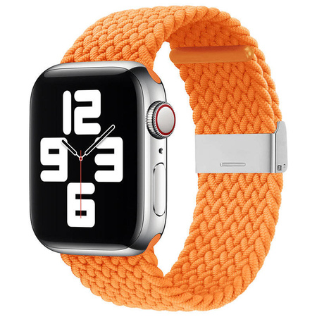 Strap Fabric replacement band strap for Watch 6 / 5 / 4 / 3 / 2 (40mm / 38mm) braided cloth bracelet orange (10)