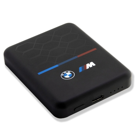 BMW Powerbank indukcyjny BMPBMS3K22PGVK 5W 3000mAh + kabel czarny/black M Collection MagSafe