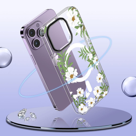 Schutzhülle IPHONE 11 PRO Tech-Protect MagMood MagSafe Spring Floral transparent