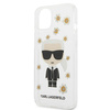 Karl Lagerfeld KLHCP13SHFLT iPhone 13 mini 5,4" przezroczysty/transparent Flower Ikonik Karl