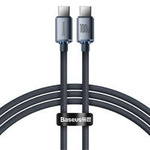 Baseus Crystal Shine Series Fast Charging Data Cable Type-C to Type-C 100W 1.2m Black