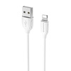 Kabel iPhone Lightning 1m Borofone Easy BX19 biały