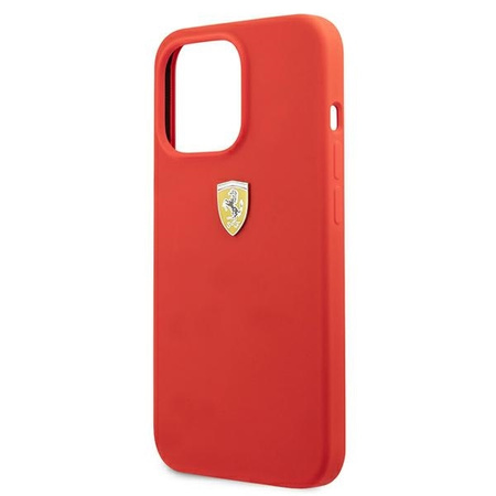 Ferrari FESSIHCP13XRE iPhone 13 Pro Max 6.7 &quot;red / red hardcase Silicone