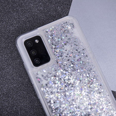 Nakładka Liquid Sparkle TPU do Xiaomi Redmi Note 12 5G (Global) / Poco X5 srebrna