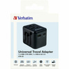 Verbatim Adapter podróżny EU/UK/US 2xUSB-A/USB-C PD 20W UTA-02 czarny/black 49544