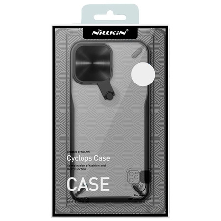 Nillkin Cyclops Case durable phone case with a camera cover and foldable kickstand iPhone 13 Pro Max black