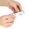 Self-adhesive finger holder with zipper - gray