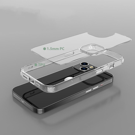 Case IPHONE 11 Tech-Protect Flexair Hybrid transparent