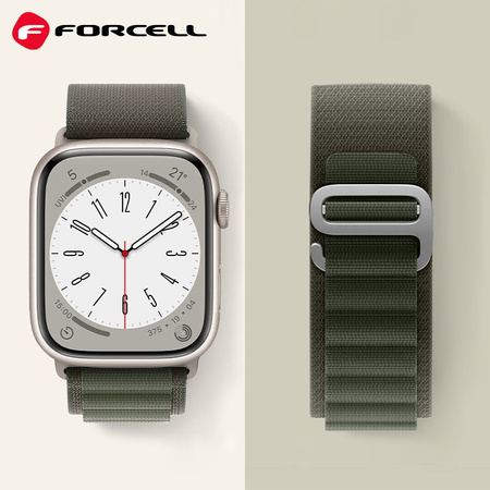 FORCELL F-DESIGN FA13 pasek / opaska do Apple Watch 38/40/41mm zielona