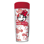 Minnie Mouse - Kubek podróżny 533 ml (Biały/Czerwony)