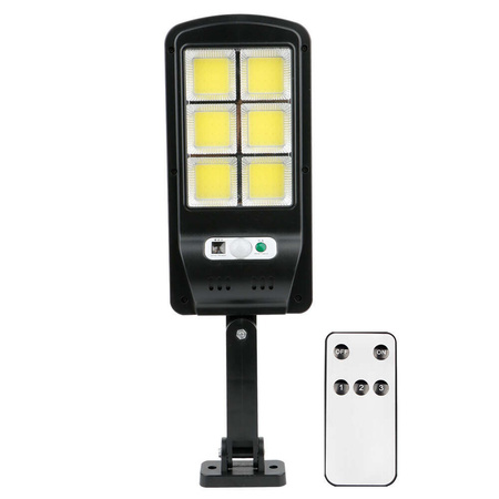 Lampa solarna LED SUNARI FLS-01 6*COB PIR 10W 800lm 6000K 2400mAh Li-Ion + pilot Forever Light