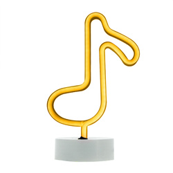 Neon na podstawce LED NUTKA biała FSNE07 Forever Light