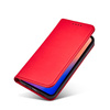 Magnet Card Case etui do iPhone 12 pokrowiec portfel na karty kartę podstawka czerwony