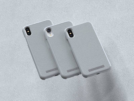 Nordic Elements Original Idun - Materiałowe etui iPhone XR (Light Grey)