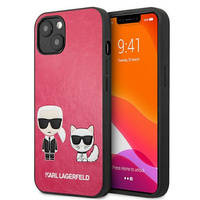 Karl Lagerfeld KLHCP13SPCUSKCP iPhone 13 mini 5,4" fuksja/fushia hardcase Ikonik Karl & Choupette