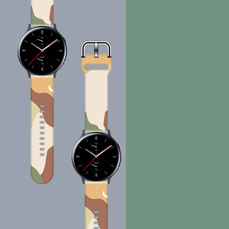 Strap Moro opaska do Samsung Galaxy Watch 46mm silokonowy pasek bransoletka do zegarka moro (16)