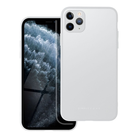 Futerał Roar Matte Glass Case - do iPhone 11 Pro Max stalowy