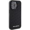 Karl Lagerfeld Quilted K Pattern case for iPhone 15 Pro Max - black