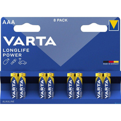 VARTA bateria alkaliczna R3 (AAA) Longlife Power 8 szt