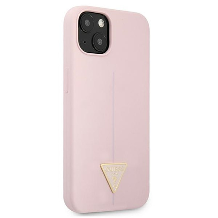 Guess GUHCP13SSLTGU iPhone 13 mini 5.4 &quot;lila / lila Hardcase Silikondreieck