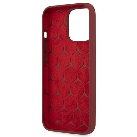 Mercedes MEHCP13LSILRE iPhone 13 Pro / 13 6.1 &quot;red / red hardcase Silicone Line