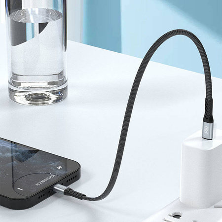 Dudao L10P cable USB Type C - Lightning PD20W black (L10P)