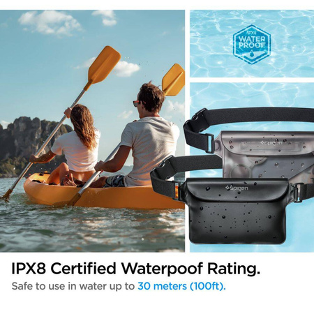 Torba Spigen A620 Waterproof Waist Bag 2-pack czarne
