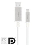 Moshi USB-C to DisplayPort Cable - Aluminiowa przejściówka z USB-C do DisplayPort 5K/60fps (srebrny)
