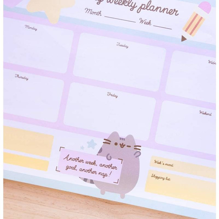 Pusheen - Planner tygodniowy z kolekcji Foodie 54 strony A3