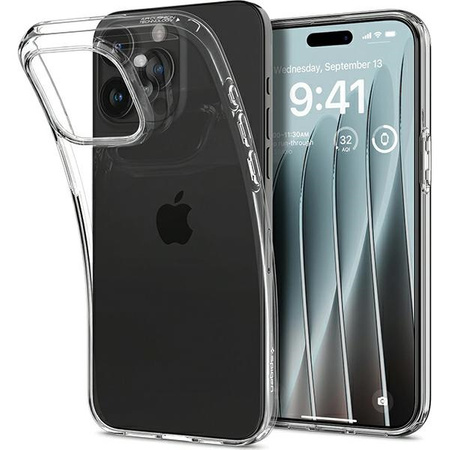 Spigen Crystal Flex, kristallklar – iPhone 15 Pro