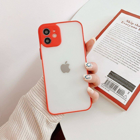 Milky Case silicone flexible translucent case for Samsung Galaxy S21+ 5G (S21 Plus 5G) red