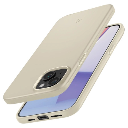 Spigen Thin Fit Hülle für iPhone 15 Plus – Beige