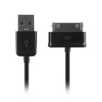 Kabel USB - 30-pin czarny do Samsung Galaxy Tab