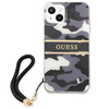 Guess nakładka do iPhone 13 6,1&quot; GUHCP13MKCABBK czarny hard case Camo Strap Collection