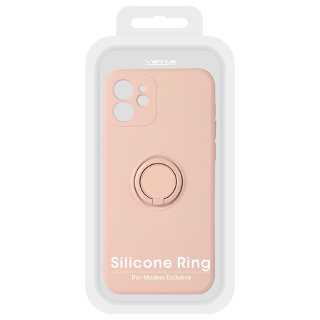 Vennus Silicone Ring do Xiaomi Redmi Note 12 5G/Poco X5 Jasnoróżowy