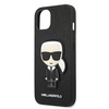 Karl Lagerfeld KLHCP13SOKPK iPhone 13 mini 5,4" czarny/black hardcase Saffiano Ikonik Karl`s Patch