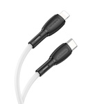 Borofone Kabel BX86 Advantage - Typ C na Lightning - PD 20W 1 metr biały