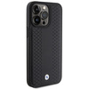 BMW Leather Diamond Pattern case for iPhone 15 Pro Max - black